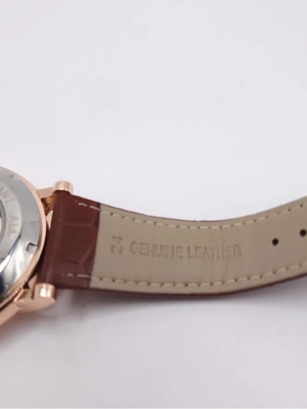 BIBI Automatic Gold Leather Watch